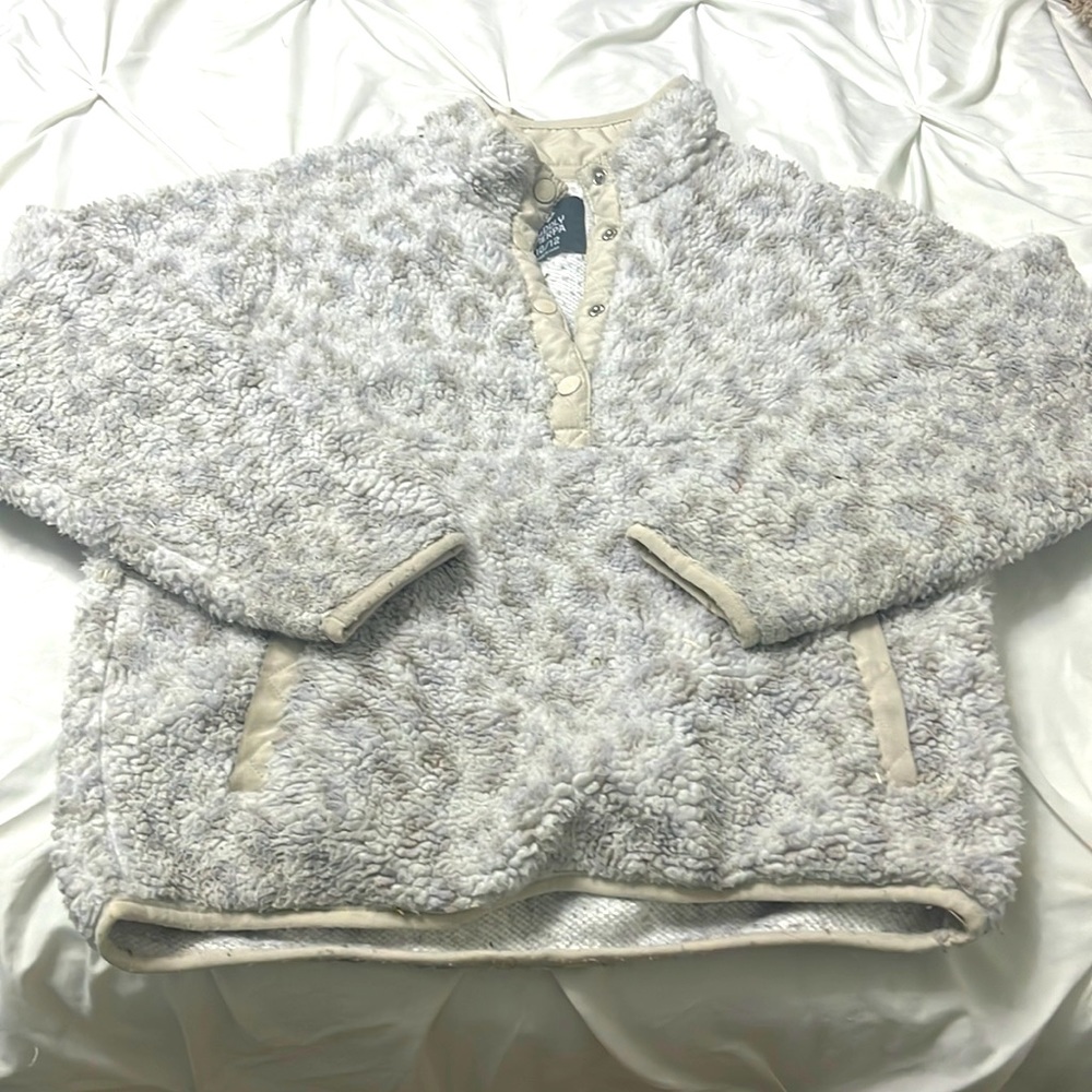 Cheetah print sweatshirt